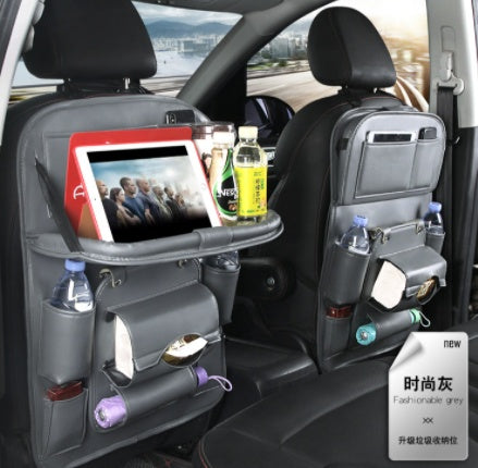 PU Leather Car Seat Organizer