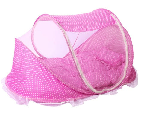 Foldable Baby Bed Net With Pillow Net