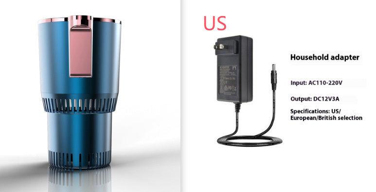 2-in-1 Car Cup Warmer & Cooler with Display