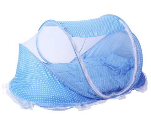 Foldable Baby Bed Net With Pillow Net