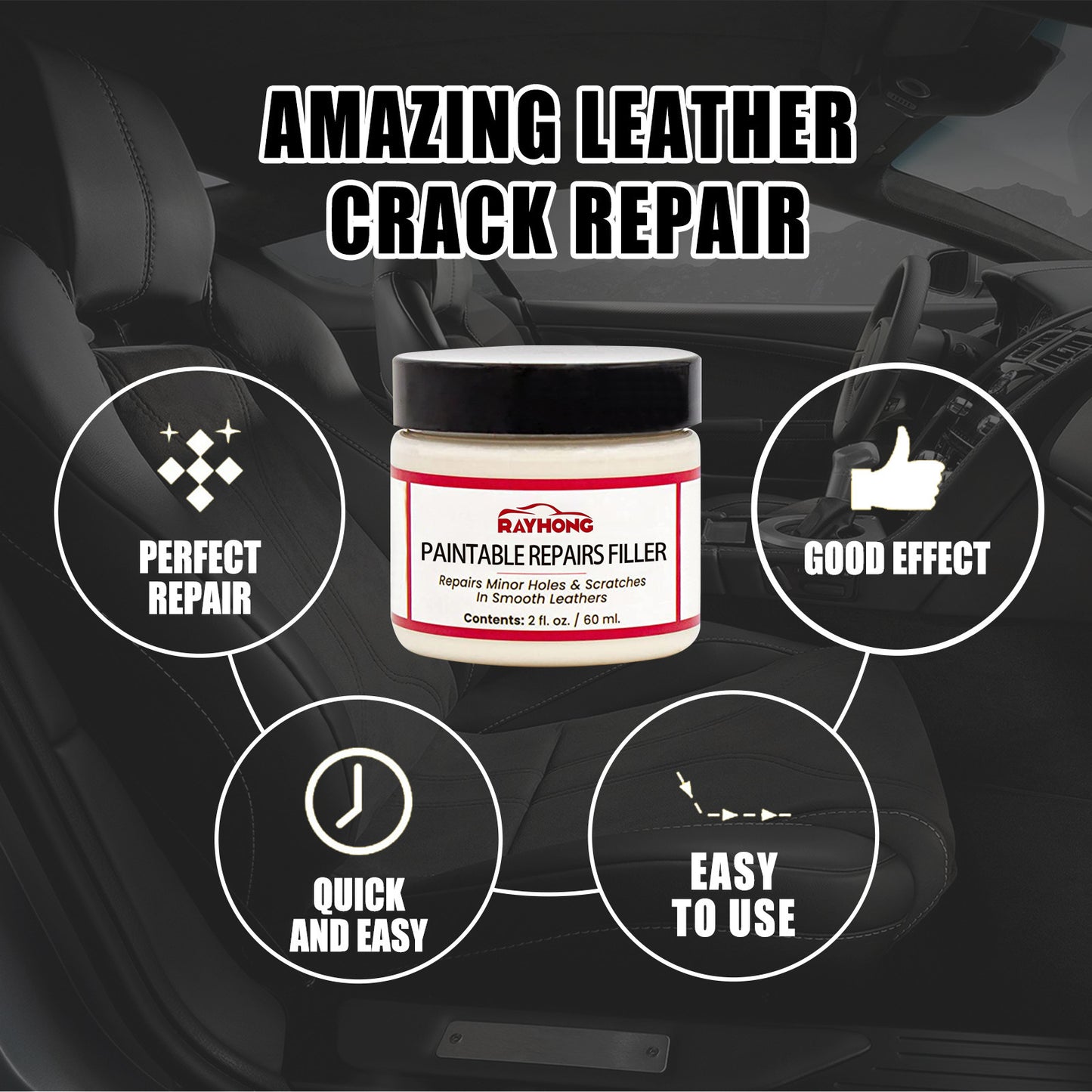Car Seat Scratch Sofa Repair Paste
