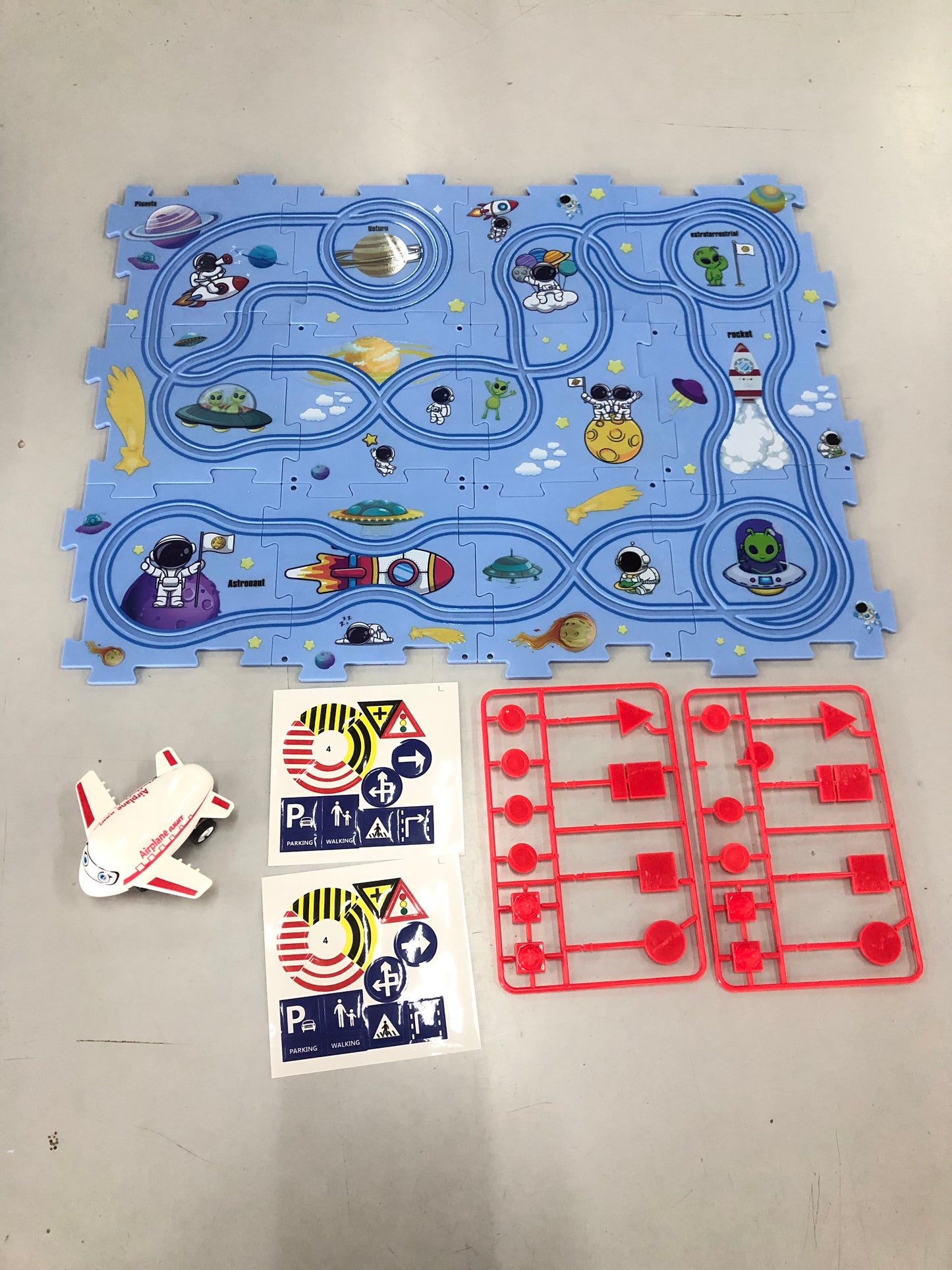 Kids Electric Railroad Puzzle Toy