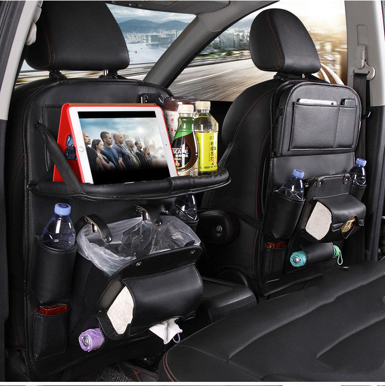 PU Leather Car Seat Organizer