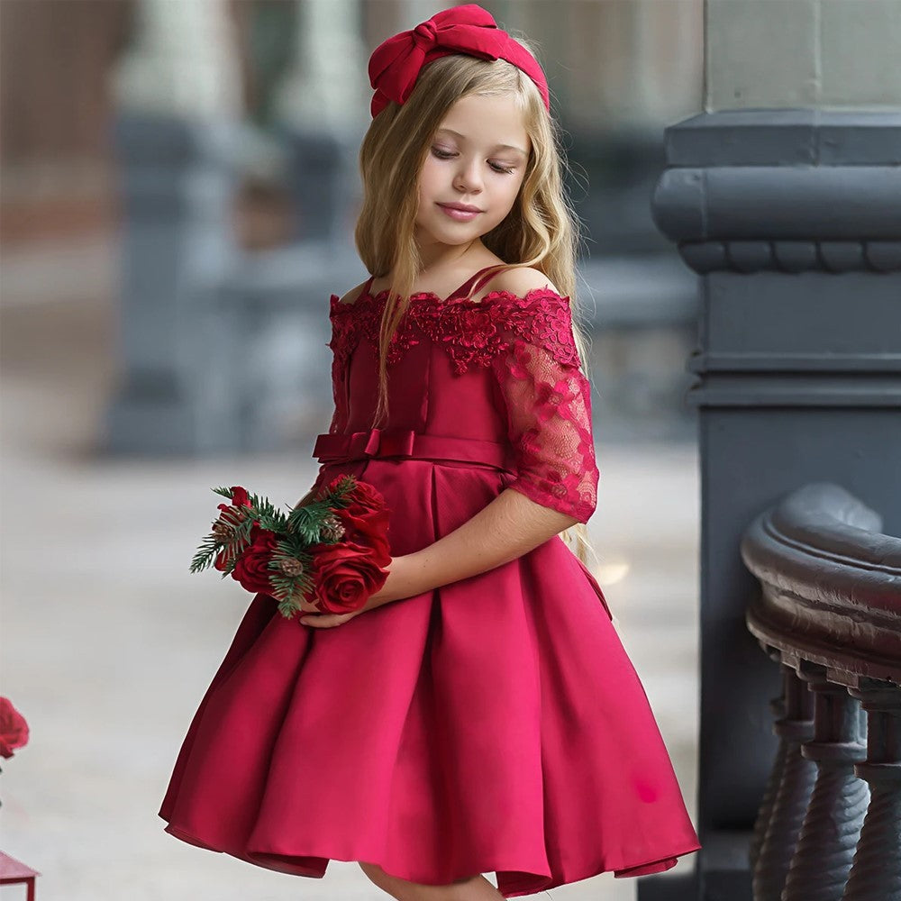 Kids Girls Dress and Skirt Set