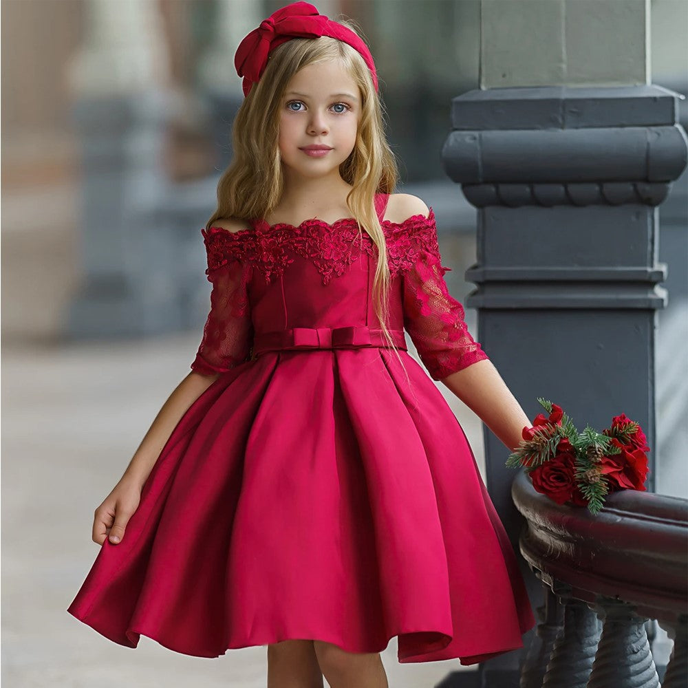 Kids Girls Dress and Skirt Set