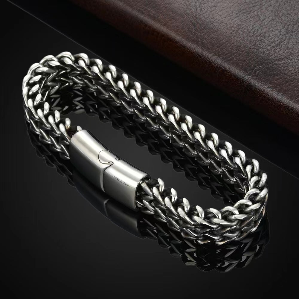 Men's Hip Hop Stainless Steel Bracelet