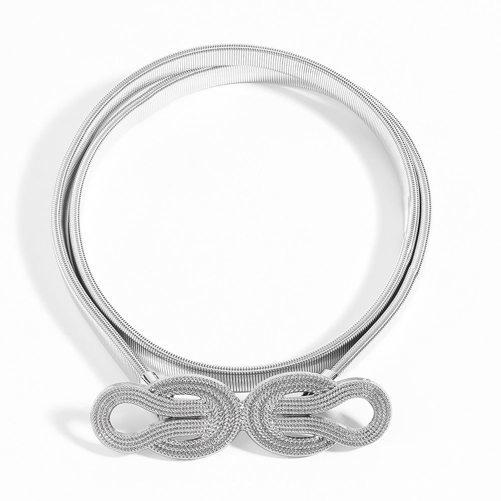 Elegant Metal Waist Chain Belt for Women