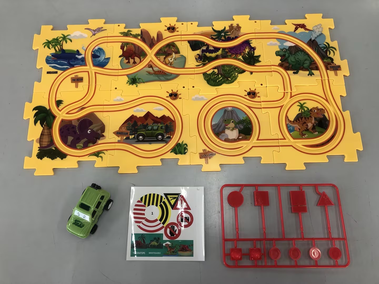 Kids Electric Railroad Puzzle Toy