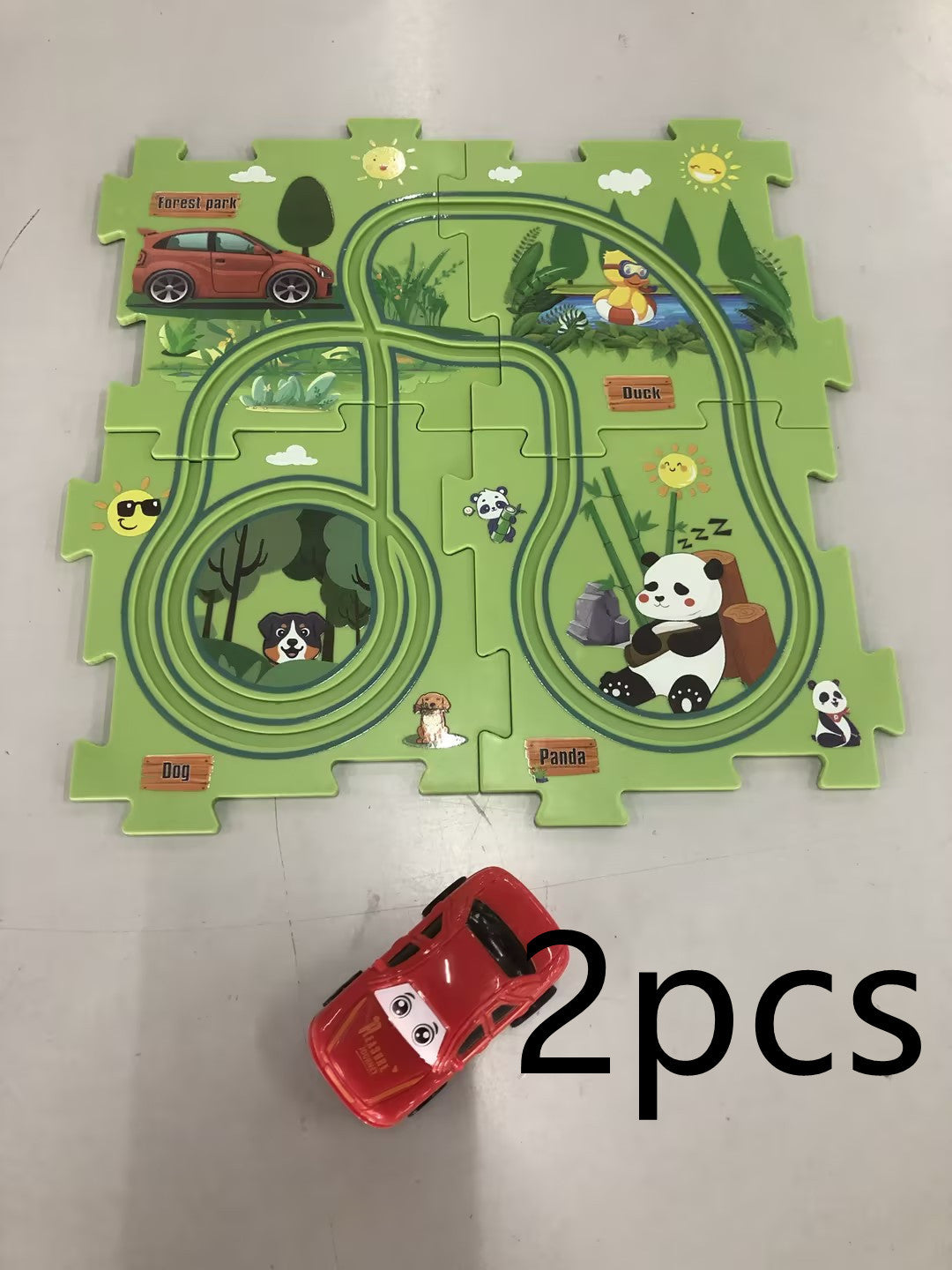 Kids Electric Railroad Puzzle Toy