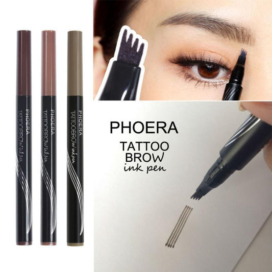 Ultra-Fine 4-Tip Eyebrow Pencil – Long Lasting