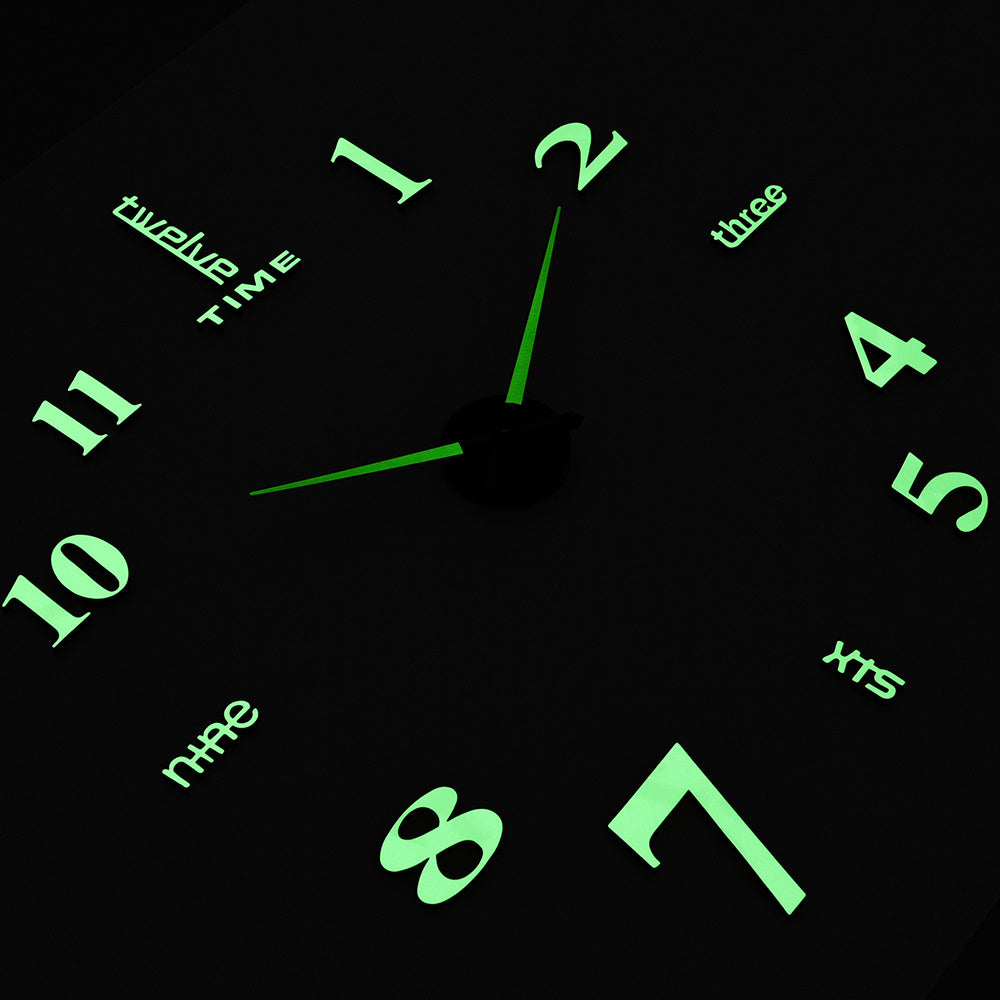 Modern Mirror Living Room Clock