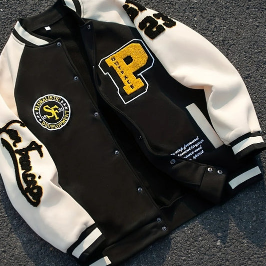 Contrast Stitch Men’s Jacket