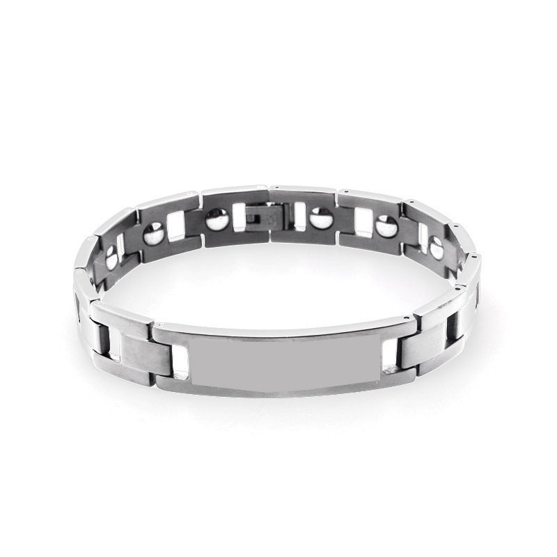 Stainless Steel Blank Curved Bracelet