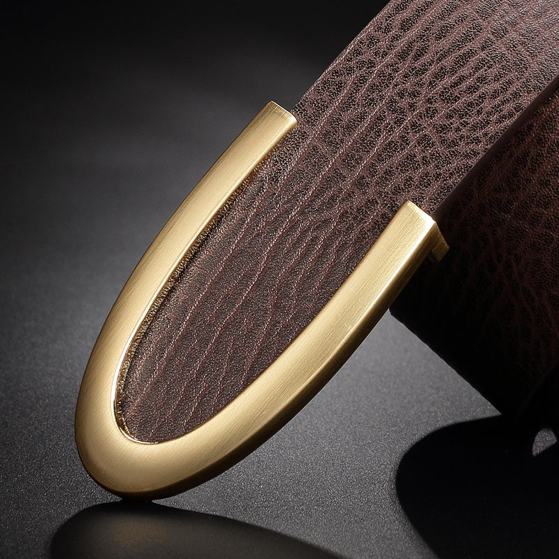 Premium Leather Buckle Belt