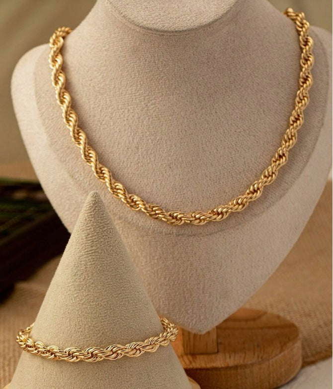 GoldenEase Jewelry Set