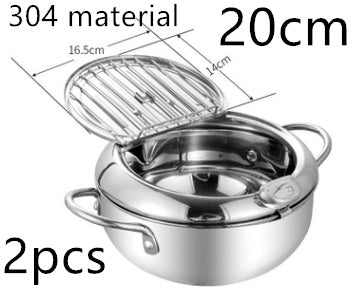 Stainless Steel Folding Fry Basket