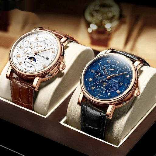 Men's Large Dial Mechanical Watch