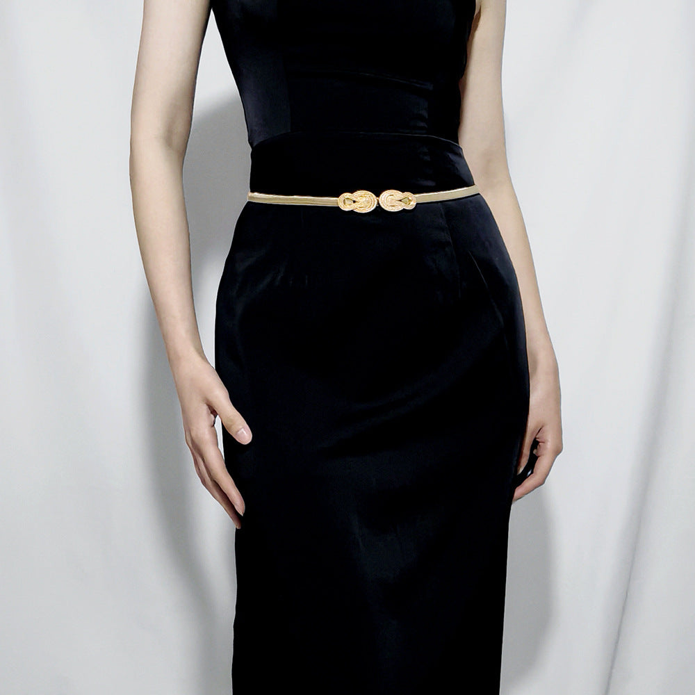 Elegant Metal Waist Chain Belt for Women