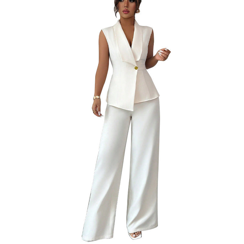 Chic Straight-Leg Suit Set