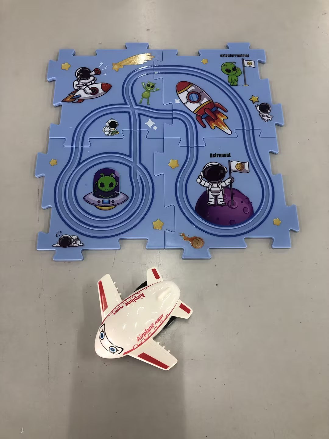 Kids Electric Railroad Puzzle Toy