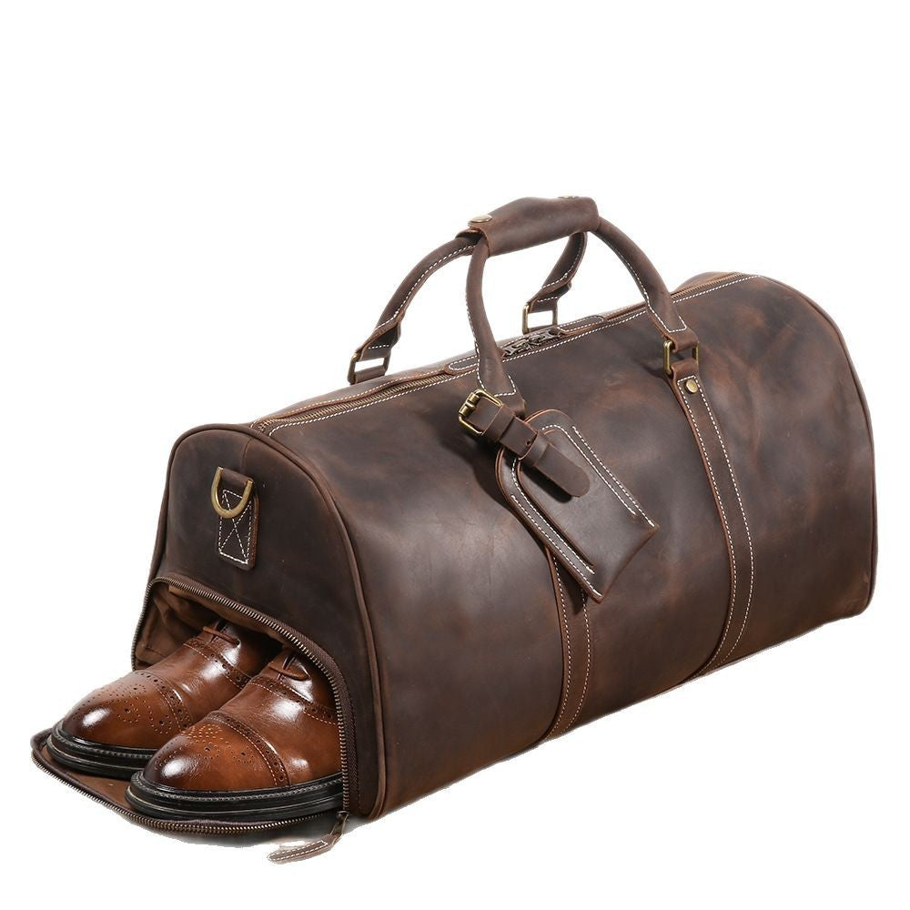 Luxury Cowhide Travel Bag