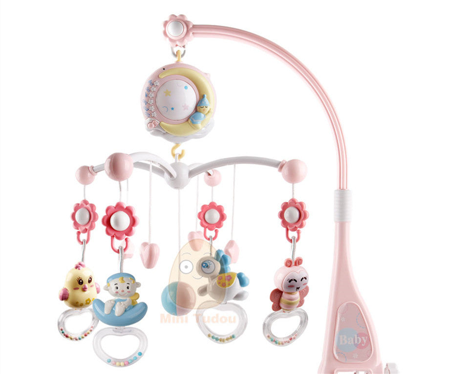 Baby Crib Mobile with Music & Projection