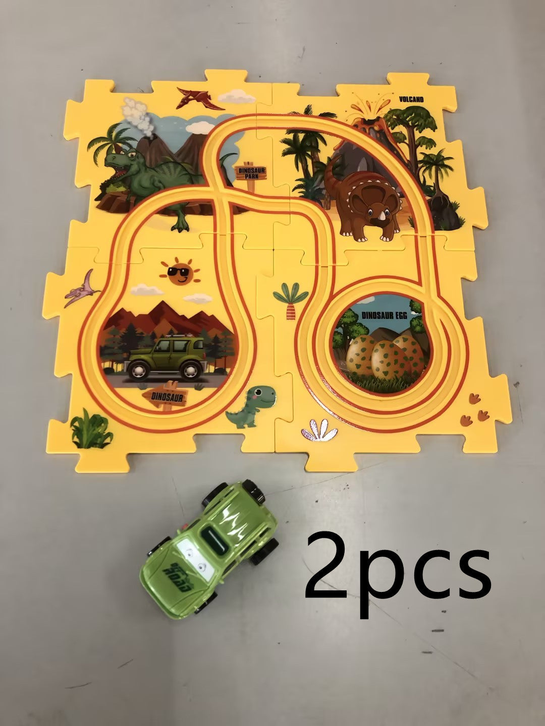 Kids Electric Railroad Puzzle Toy
