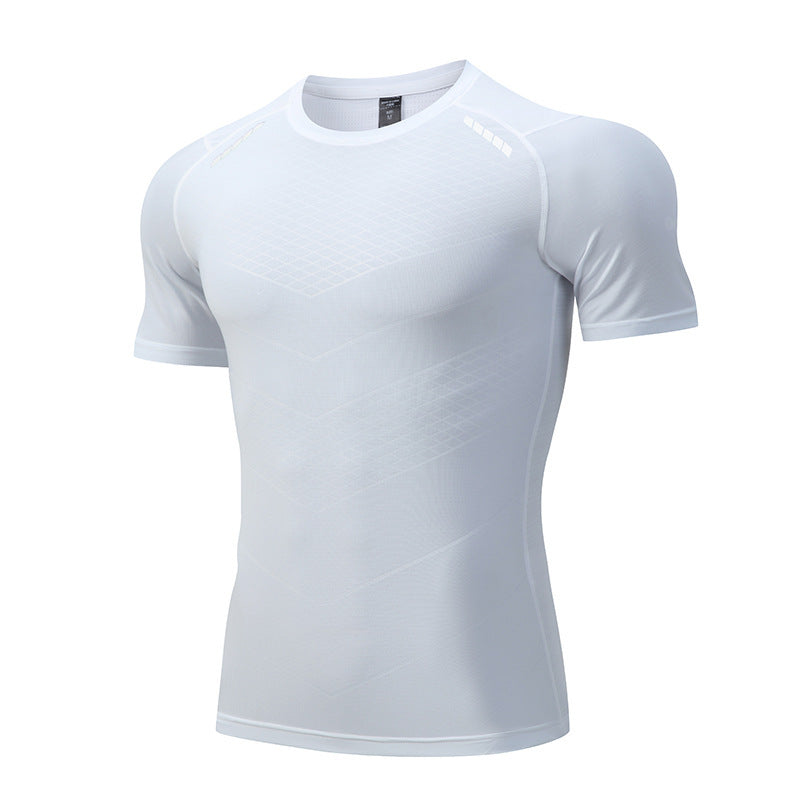 Short Sleeve Round Neck Workout Tee