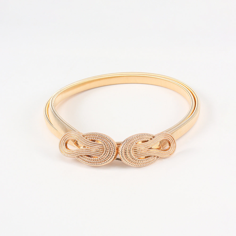 Elegant Metal Waist Chain Belt for Women