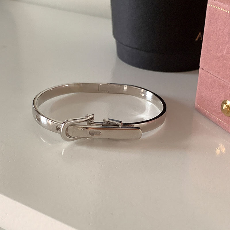Unique Double Ring Lock Bracelet