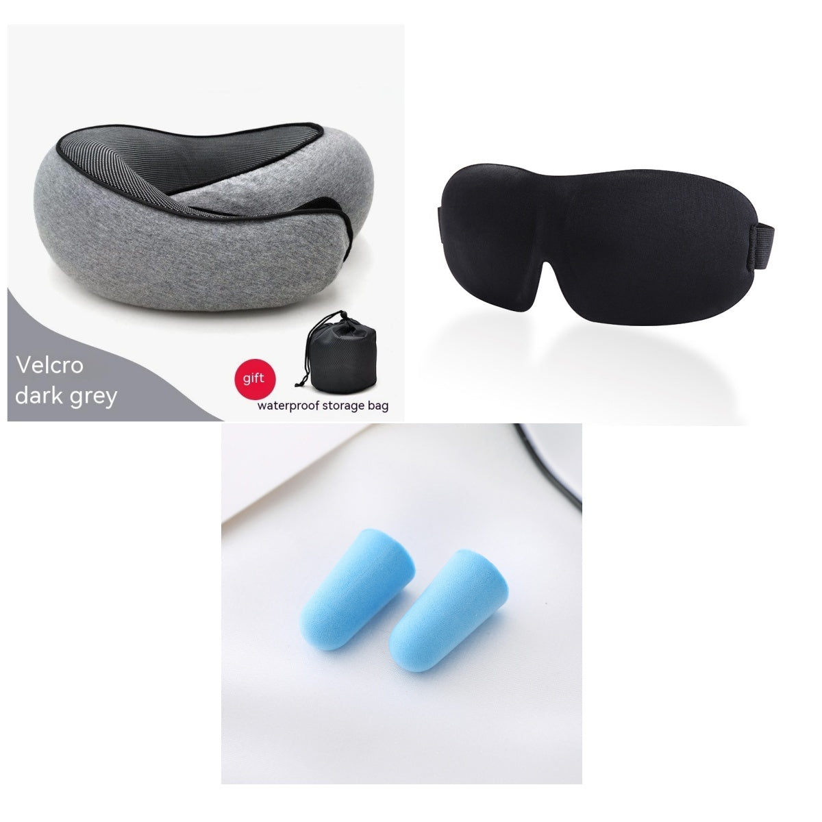Memory Foam Travel Neck Pillow