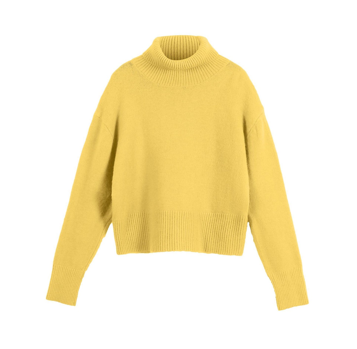 Women’s High Collar Knitted Sweater