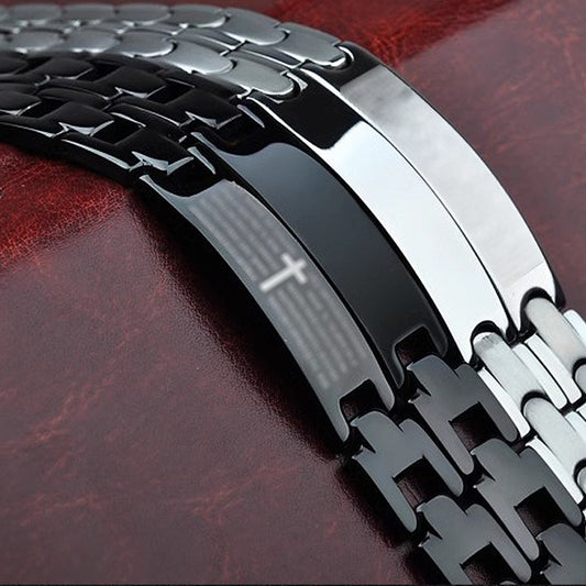 Stainless Steel Blank Curved Bracelet