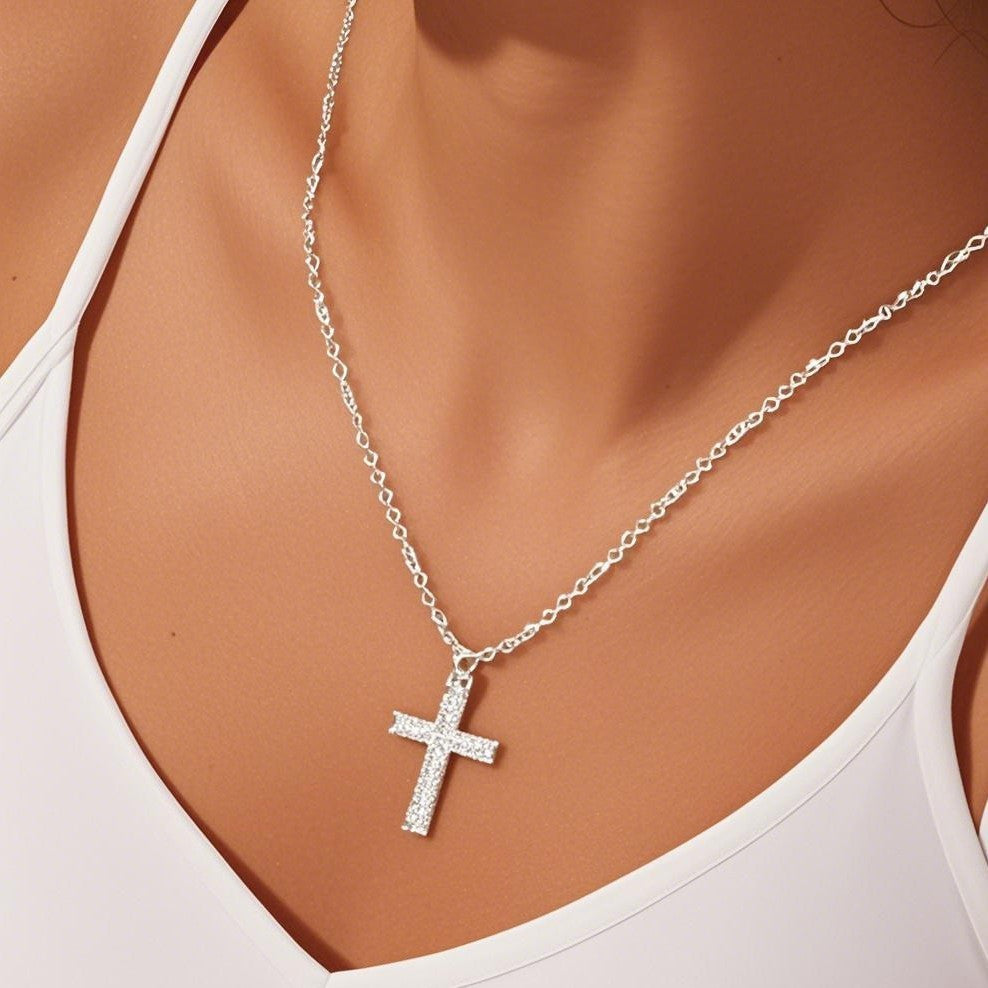 Fashion New Multi-layer Cross Pendant Necklace