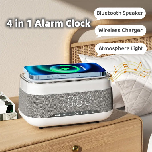 Multifunctional Alarm Clock Night Light Speaker