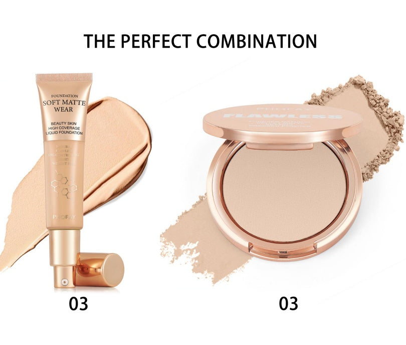 PHOFAY Matte Pressed Setting Powder