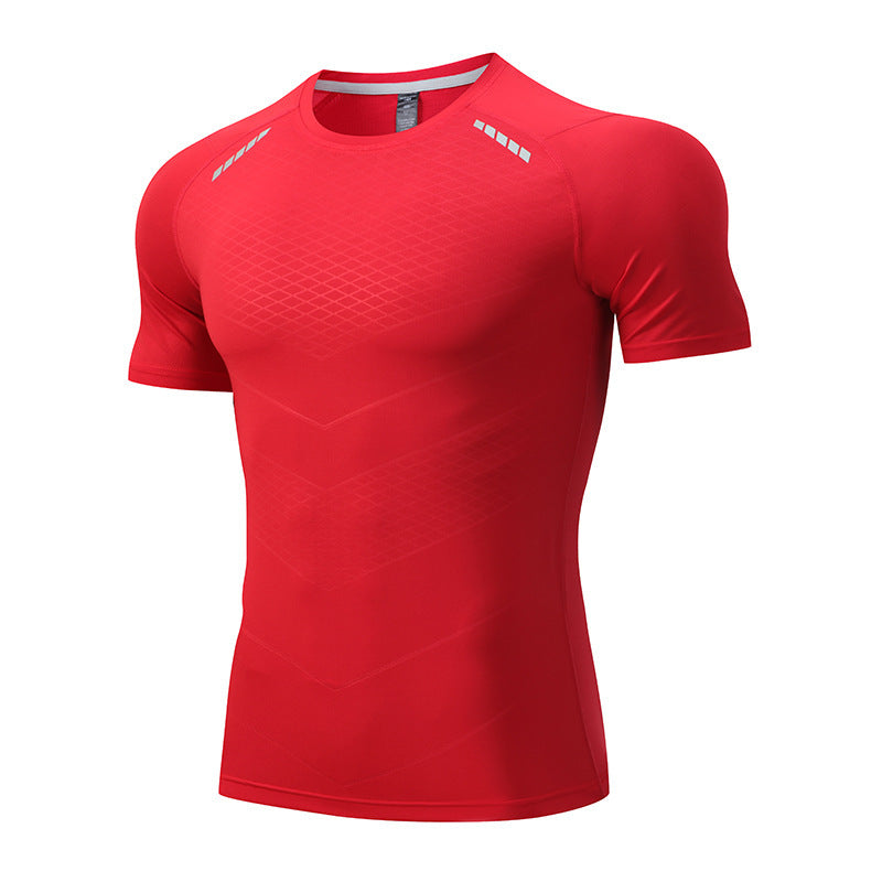 Short Sleeve Round Neck Workout Tee