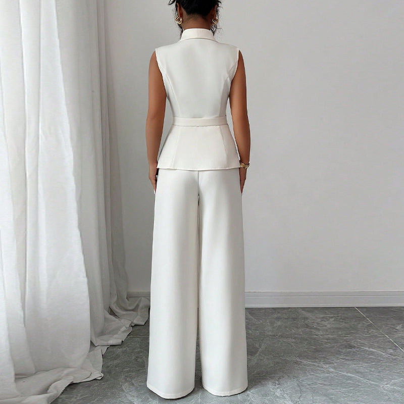 Chic Straight-Leg Suit Set