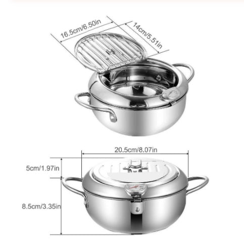 Stainless Steel Folding Fry Basket