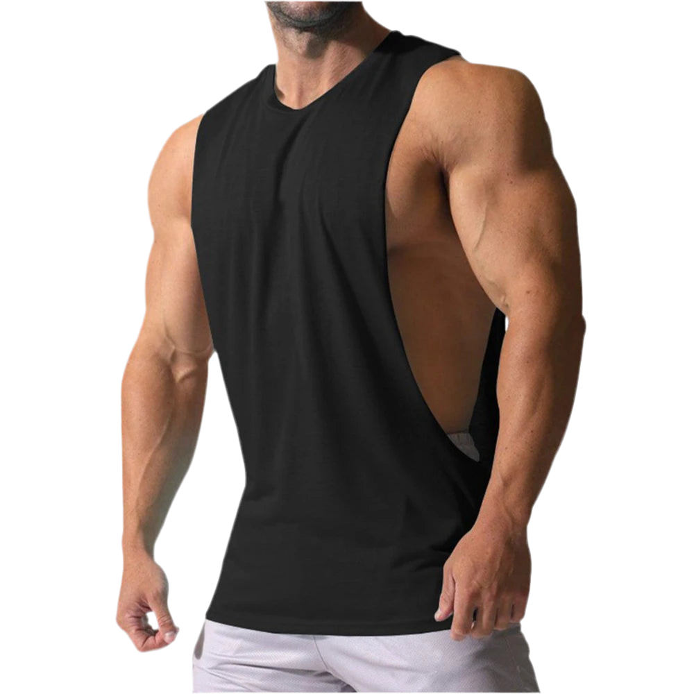 Men's Vest Gym Tank Top Fitness Training Sleeveless Shirt
