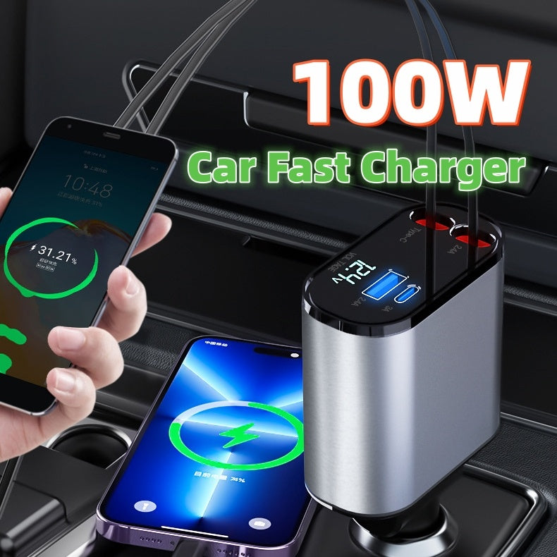 100W Fast Car Charger