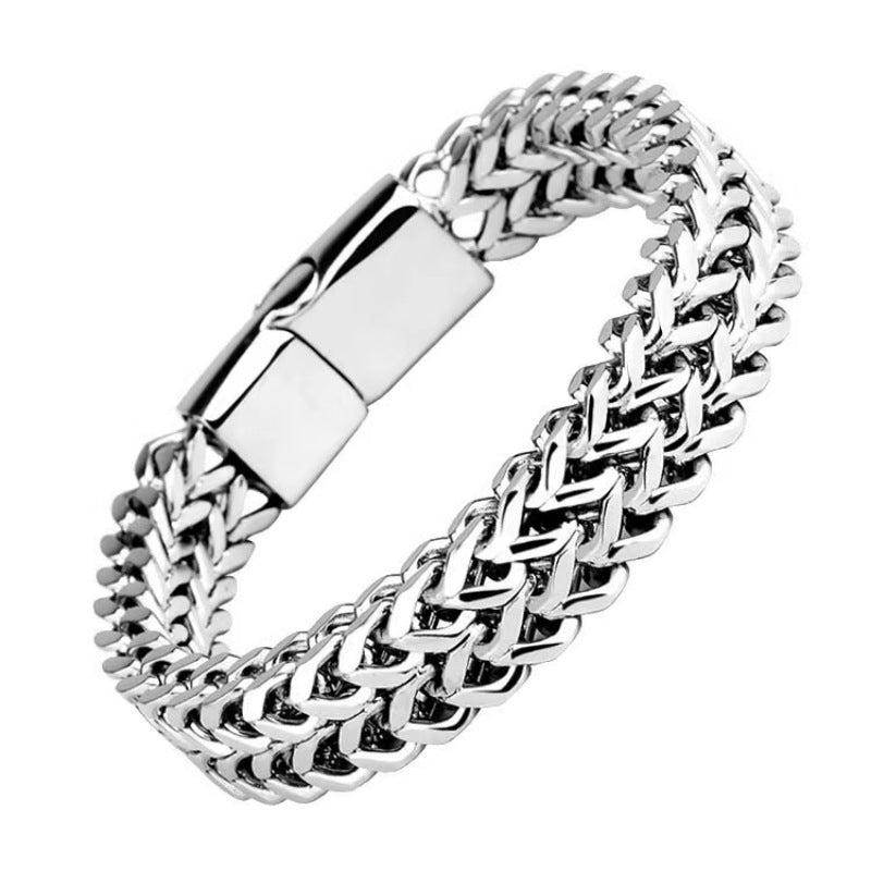 Men's Hip Hop Stainless Steel Bracelet