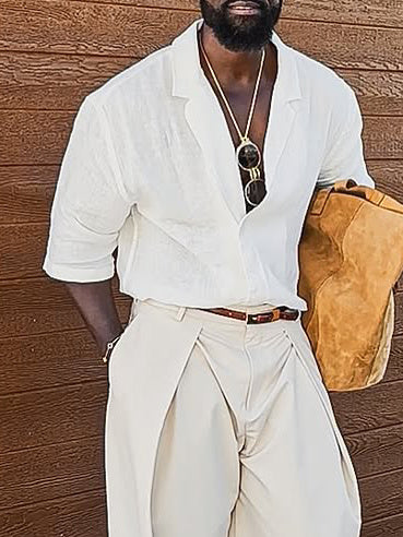 Men's Casual Short-Sleeved Shirt