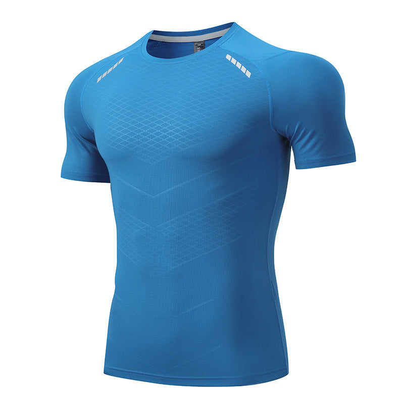 Short Sleeve Round Neck Workout Tee