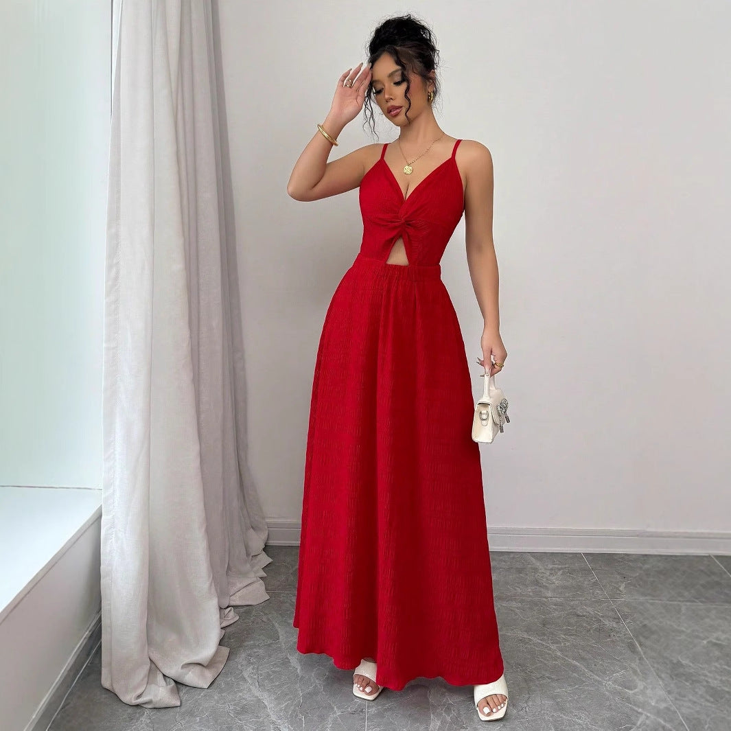 Beach Seaside Vacation Red Dress