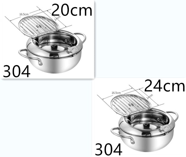 Stainless Steel Folding Fry Basket