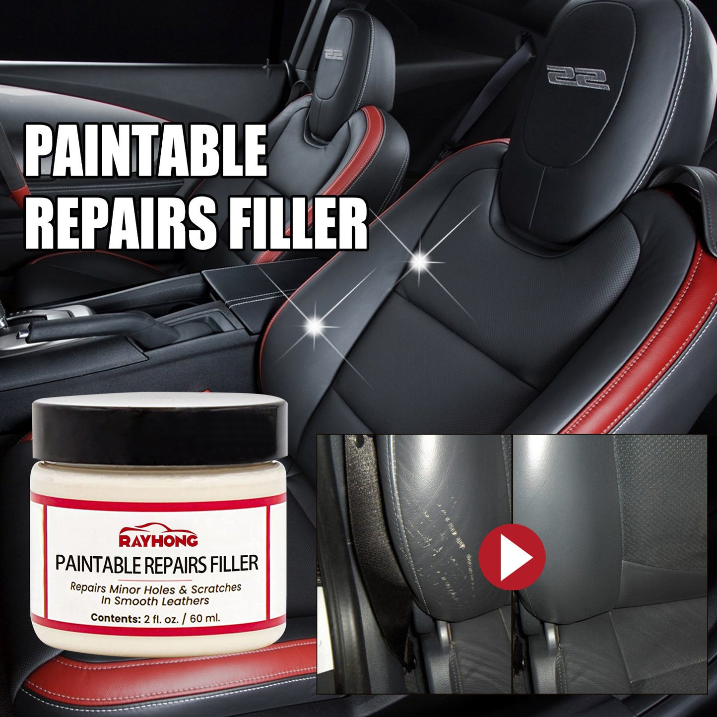 Car Seat Scratch Sofa Repair Paste