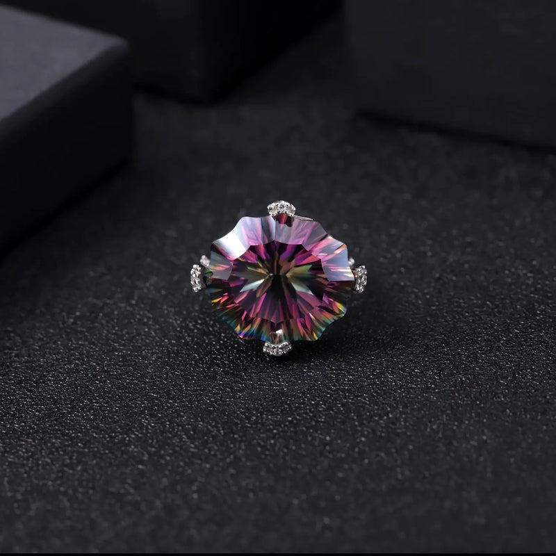 Luxury Colored Gems Ring