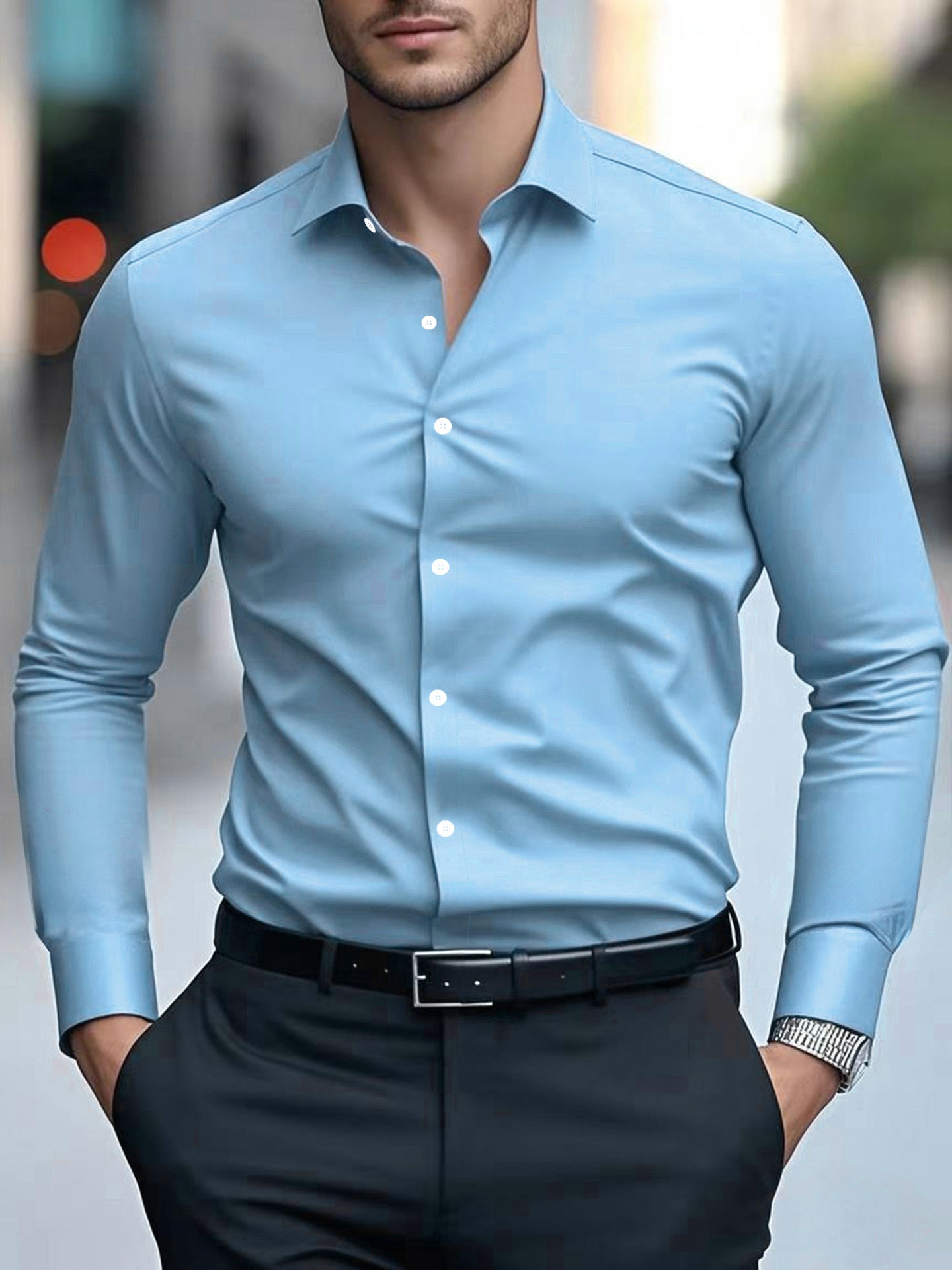 Slim Fit Business Shirt