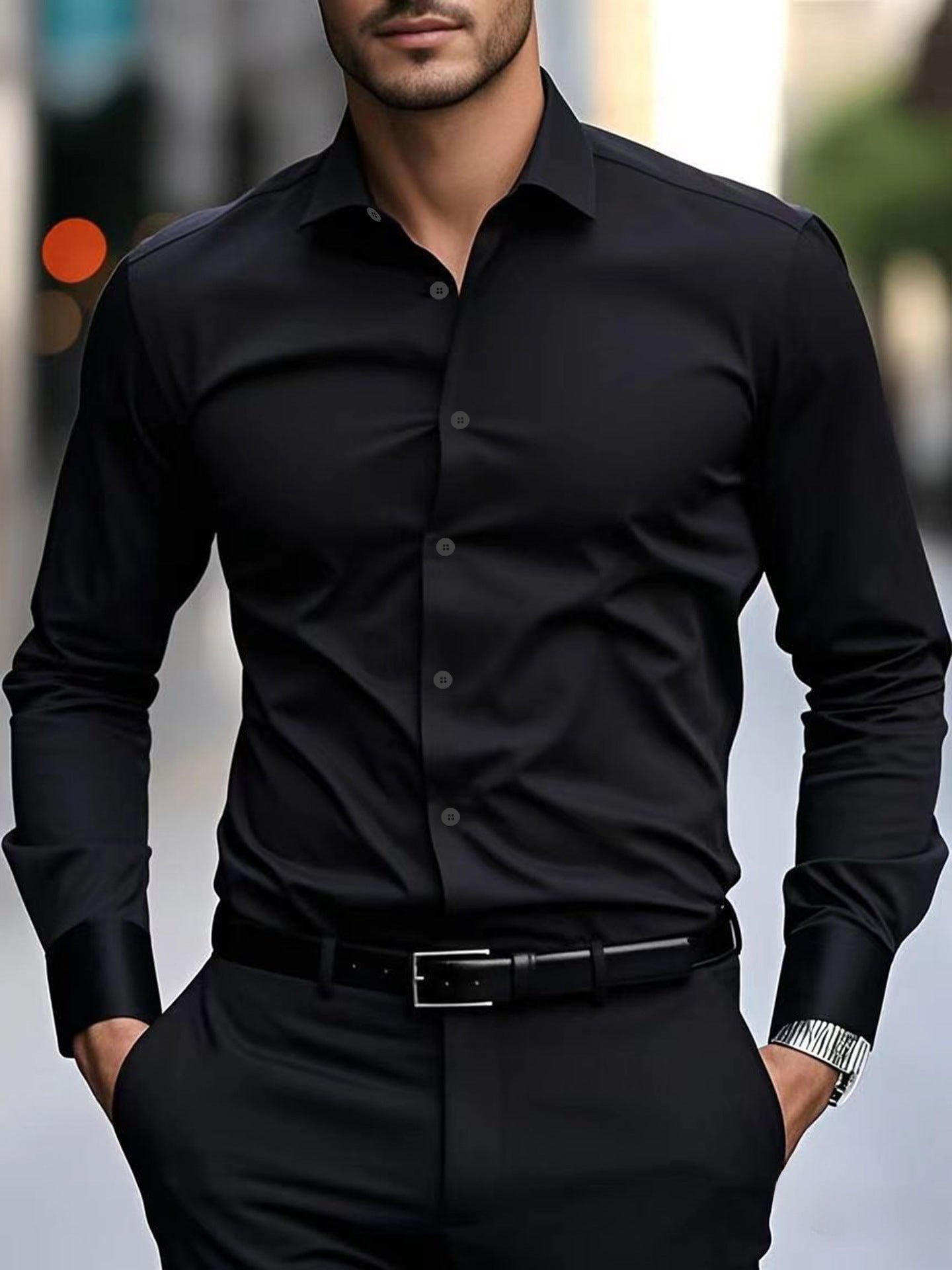 Slim Fit Business Shirt